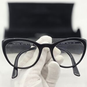 Prada Glasses Made In Italy Black Frames With Case VPR07V 51 20 145 1AB-101